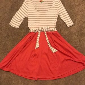 Modcloth Stripes Two-tone Dress